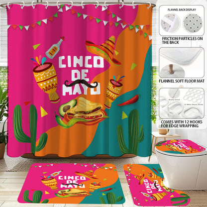 Cinco de Mayo-Themed Complete Bathroom Set