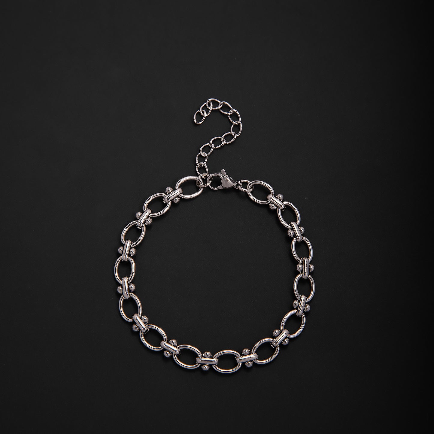 Elegant Geometric Link Bracelet Acalora