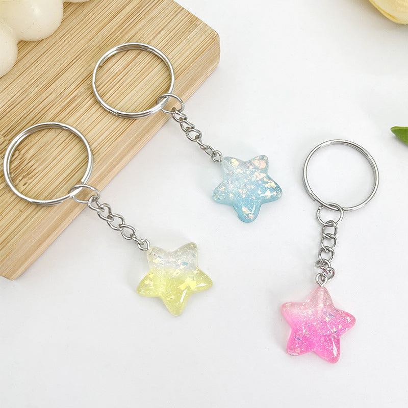 Star-Shaped Acrylic Keychain Acalora