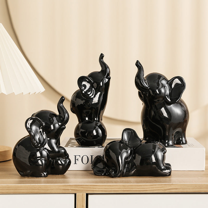 Playful and elegant elephant decorative figure Acalora