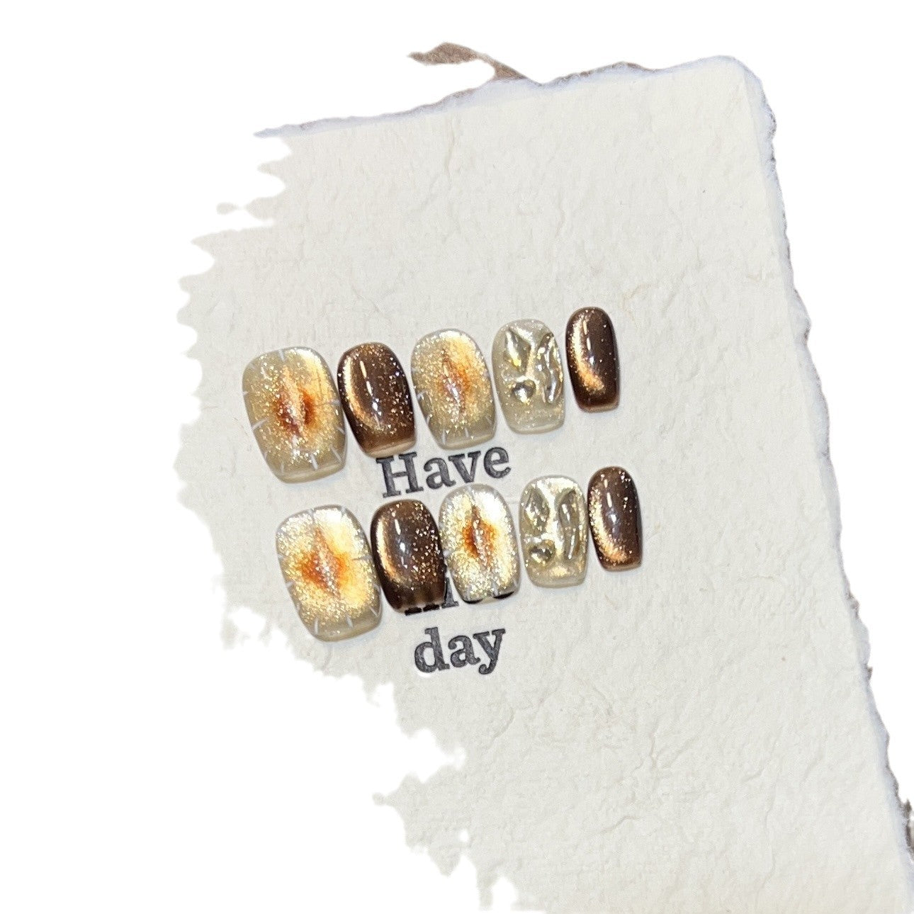 Artistic Press-On Nail Art Set Acalora