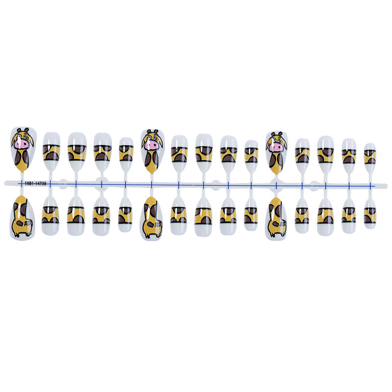 Creative Animal-Themed Press-On Nail Set Acalora