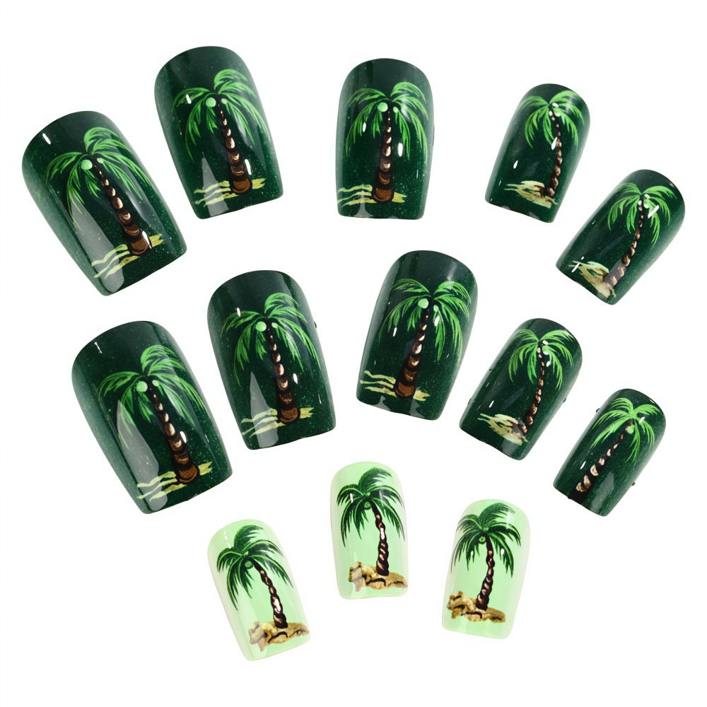 Tropical Style Artificial Nails Acalora