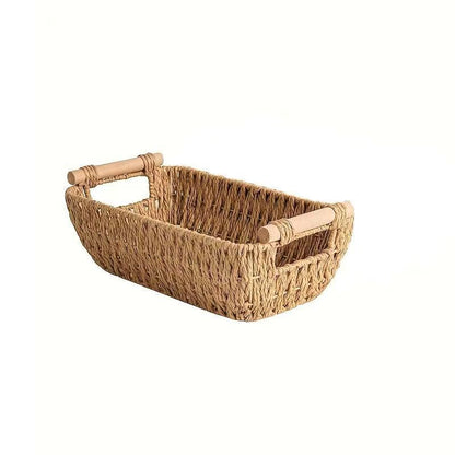 Storage basket made of durable natural material Acalora