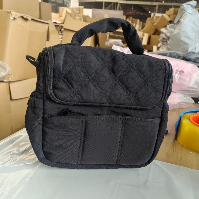 Quilted Multi-Pocket Insulated Lunch Bag Acalora