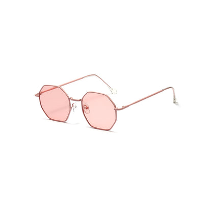 Women's octagonal sunglasses with elegant metal accents Kalsten