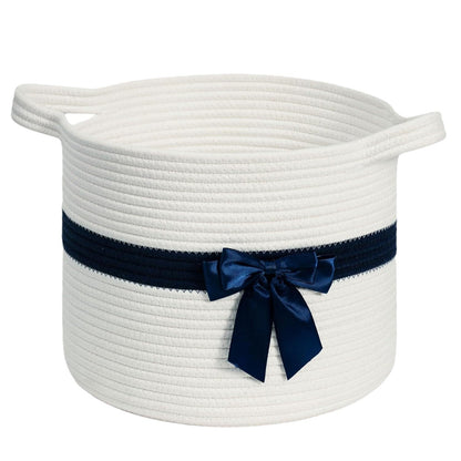 Women Decorative Storage Basket with Bow Accent Bowlift