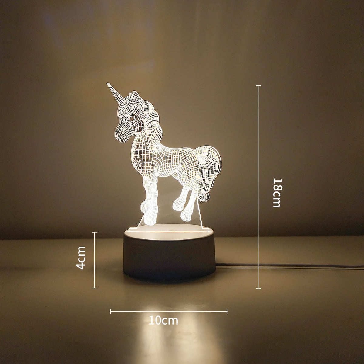 LED Tiger Figure Decorative Lamp