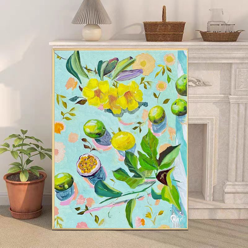 Retro-Inspired Still Life Canvas Art Print