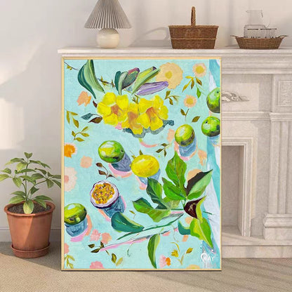 Retro-Inspired Still Life Canvas Art Print