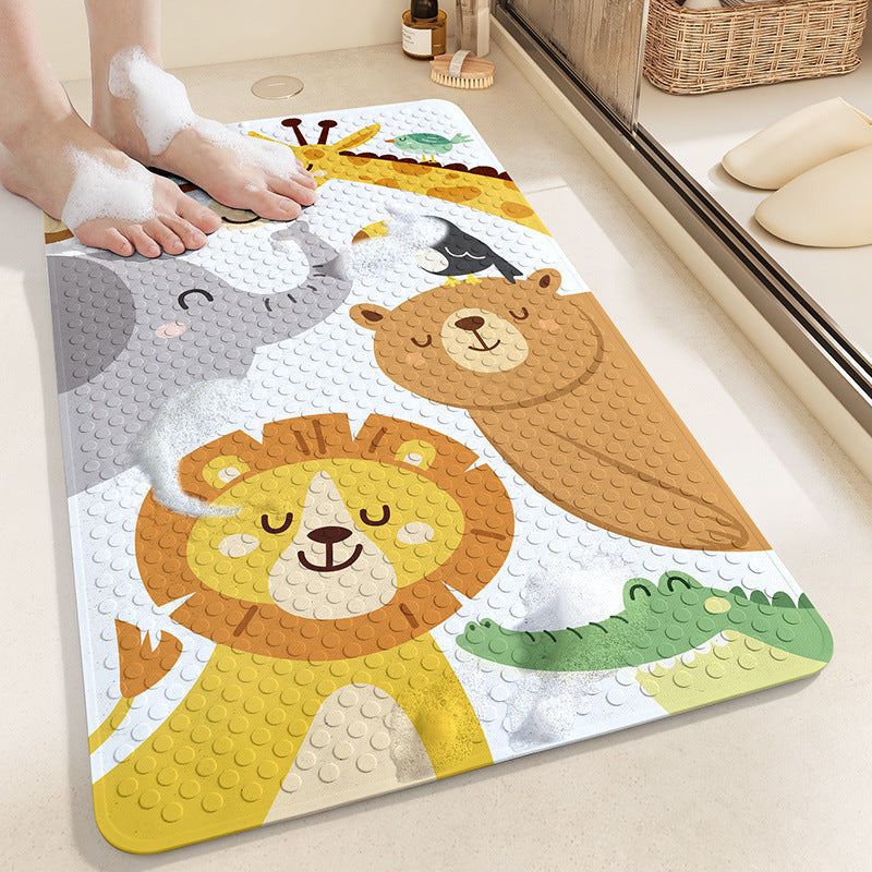 Cartoon-Themed Bath Mat