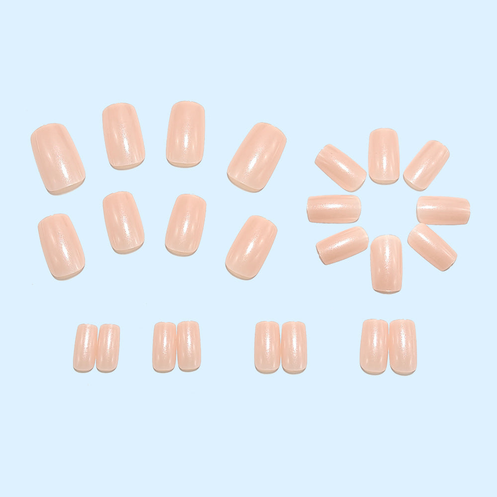Artificial nails in elegant French design Acalora