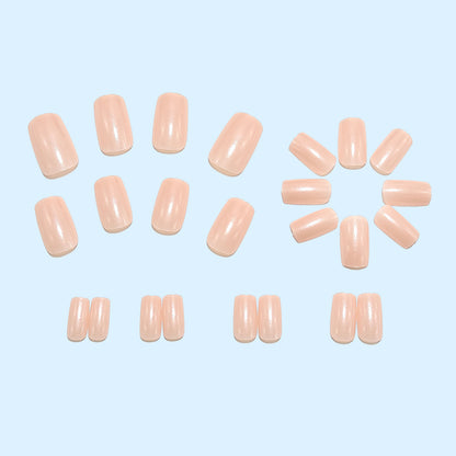 Artificial nails in elegant French design Acalora