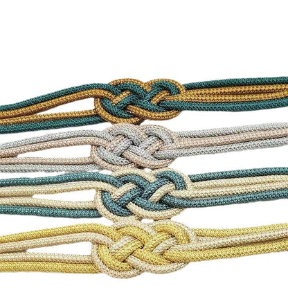 Decorative curtain tieback with braided design Acalora