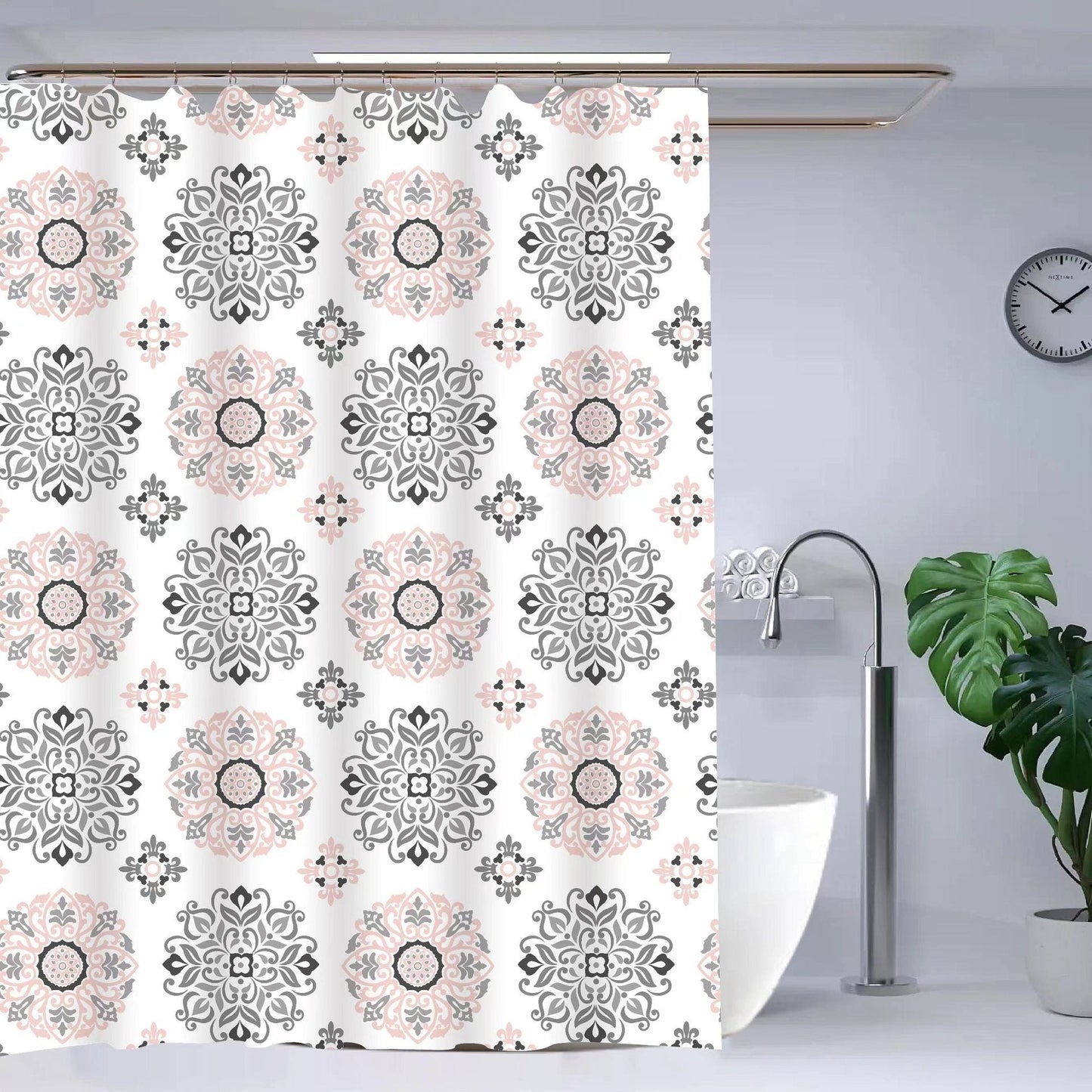 Elegant Floral Shower Curtain