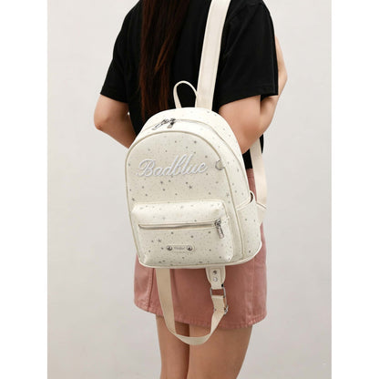 Star-Embellished Casual Backpack Acalora