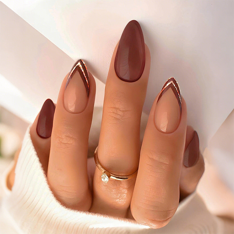Elegant Press-On Nail Kit with Premium Glossy Finish Acalora