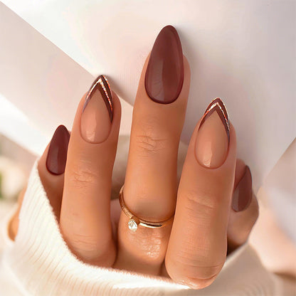Elegant Press-On Nail Kit with Premium Glossy Finish Acalora