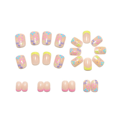 Artificial nails with playful floral design Acalora