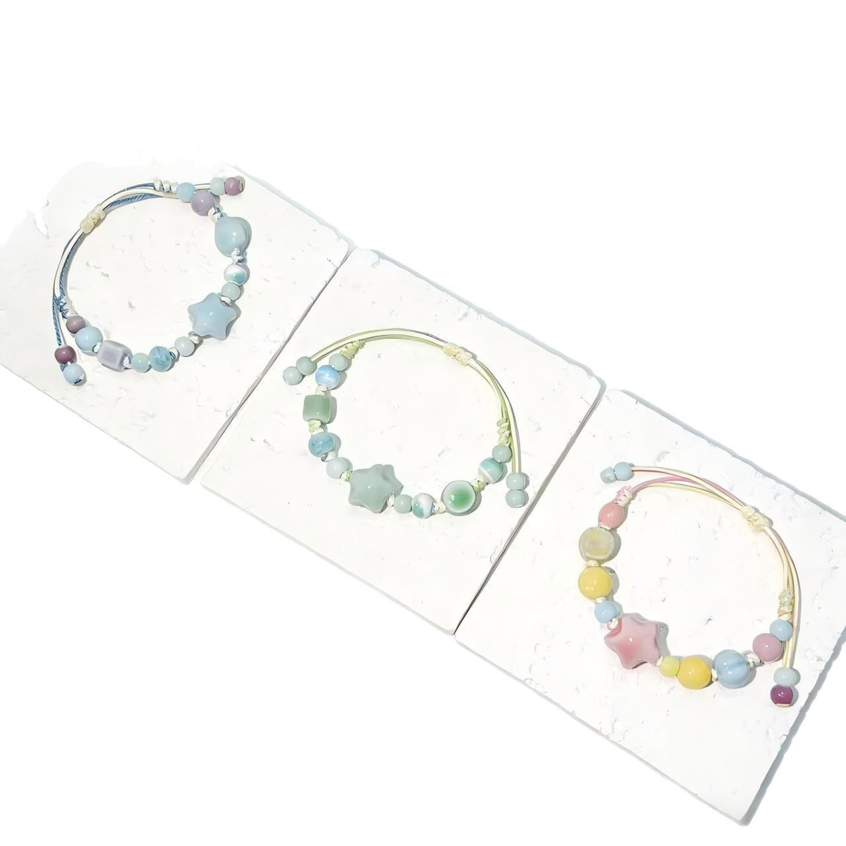 Adjustable Beaded Charm Bracelet Acalora 1788857084