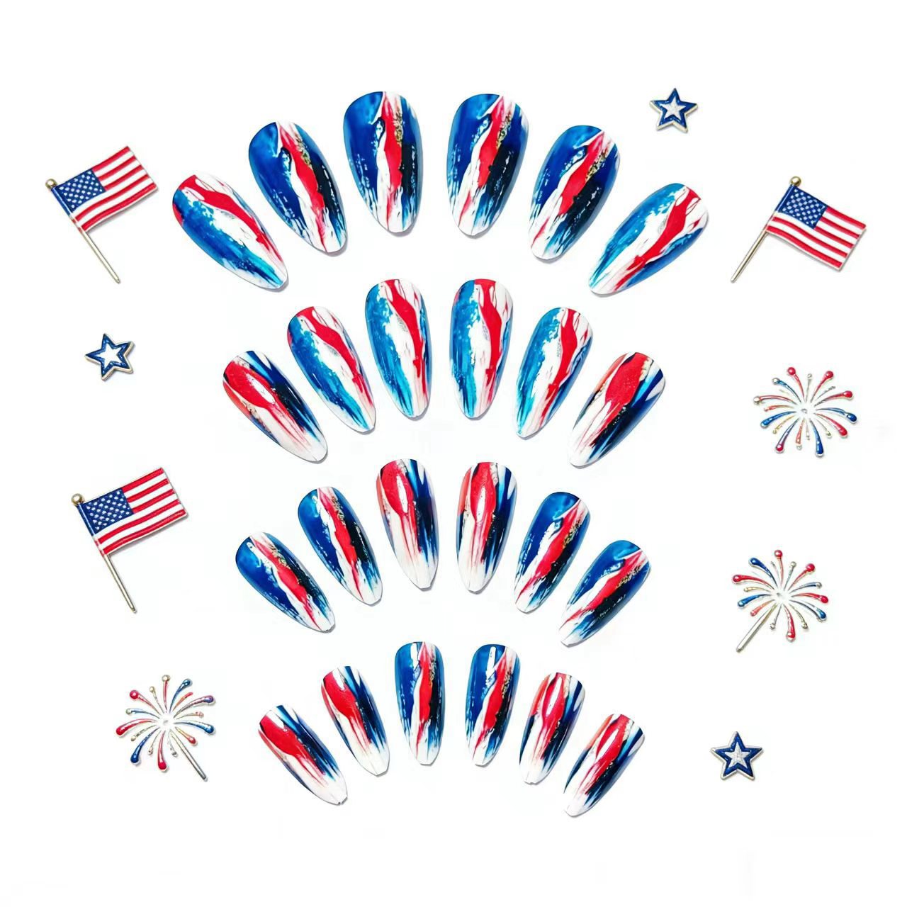 Artistic Abstract Nail Art Acalora
