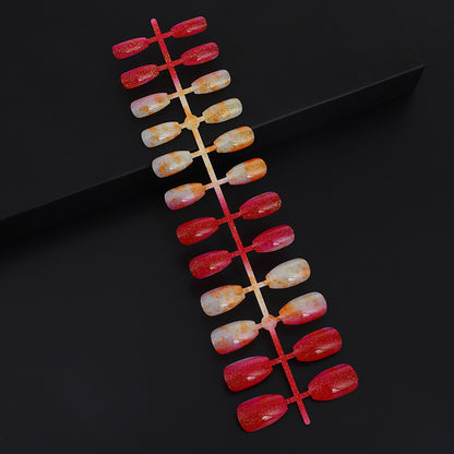 Luxury glitter design artificial nails Acalora