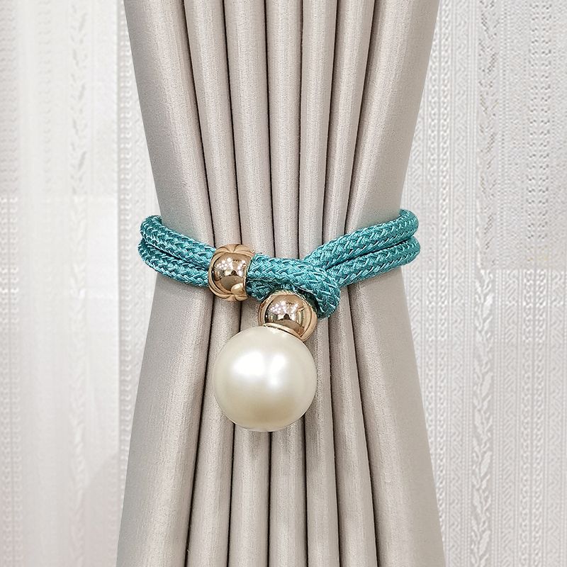 Elegant curtain tieback with decorative pearl Acalora