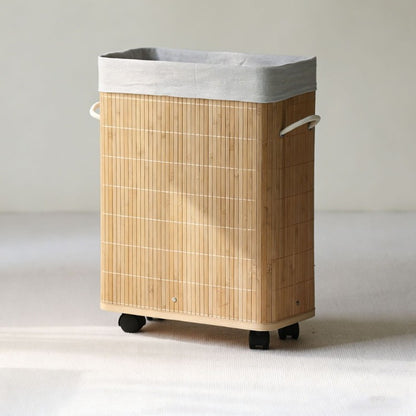 More modern laundry basket with practical movement system Acalora