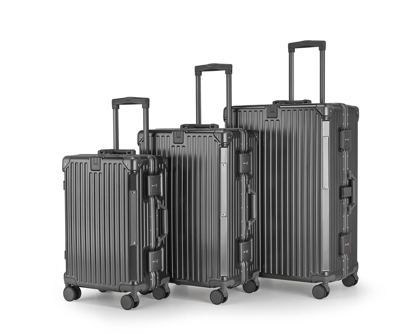 Unisex Aluminium Hard-shell Travel Luggage Set Brehn