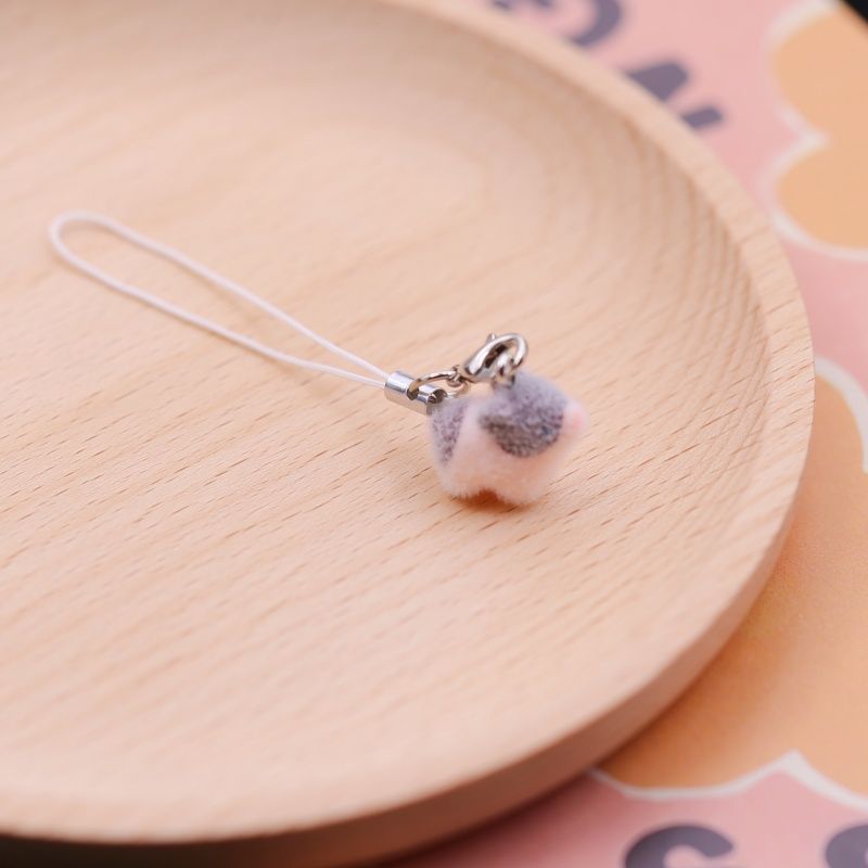 Cute Animal Plush Keychain Acalora