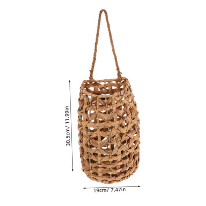 Handwoven basket with suspension device Acalora