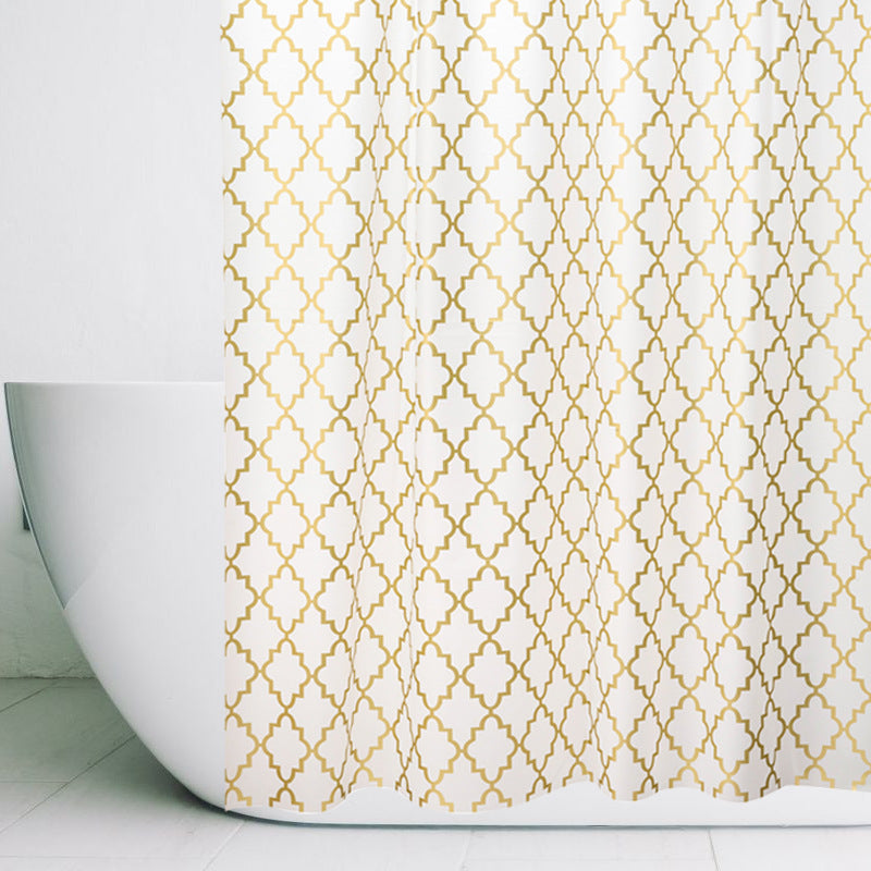 Chic Geometric Pattern Shower Curtain