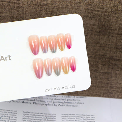 Ombre Gradient Press-On Nail Set Acalora