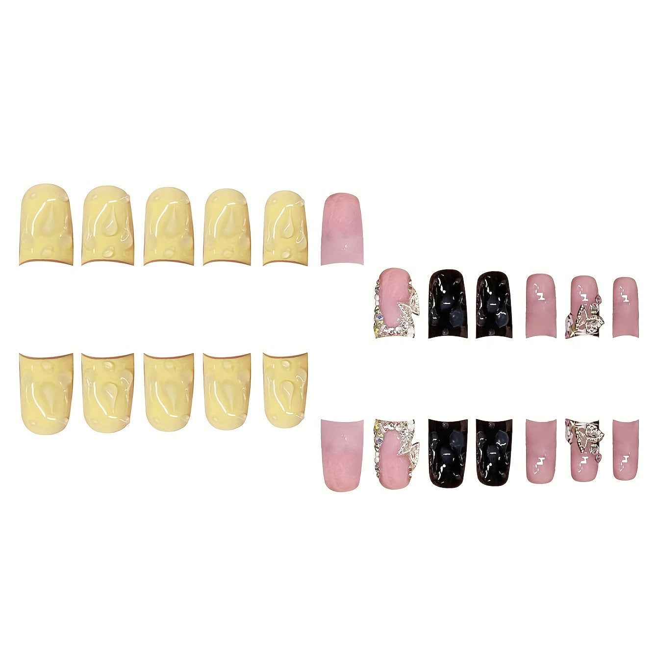 Glamorous Decorative Acrylic Nail Art Acalora