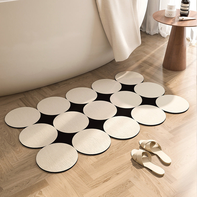 Abstract Shaped Bath Mat