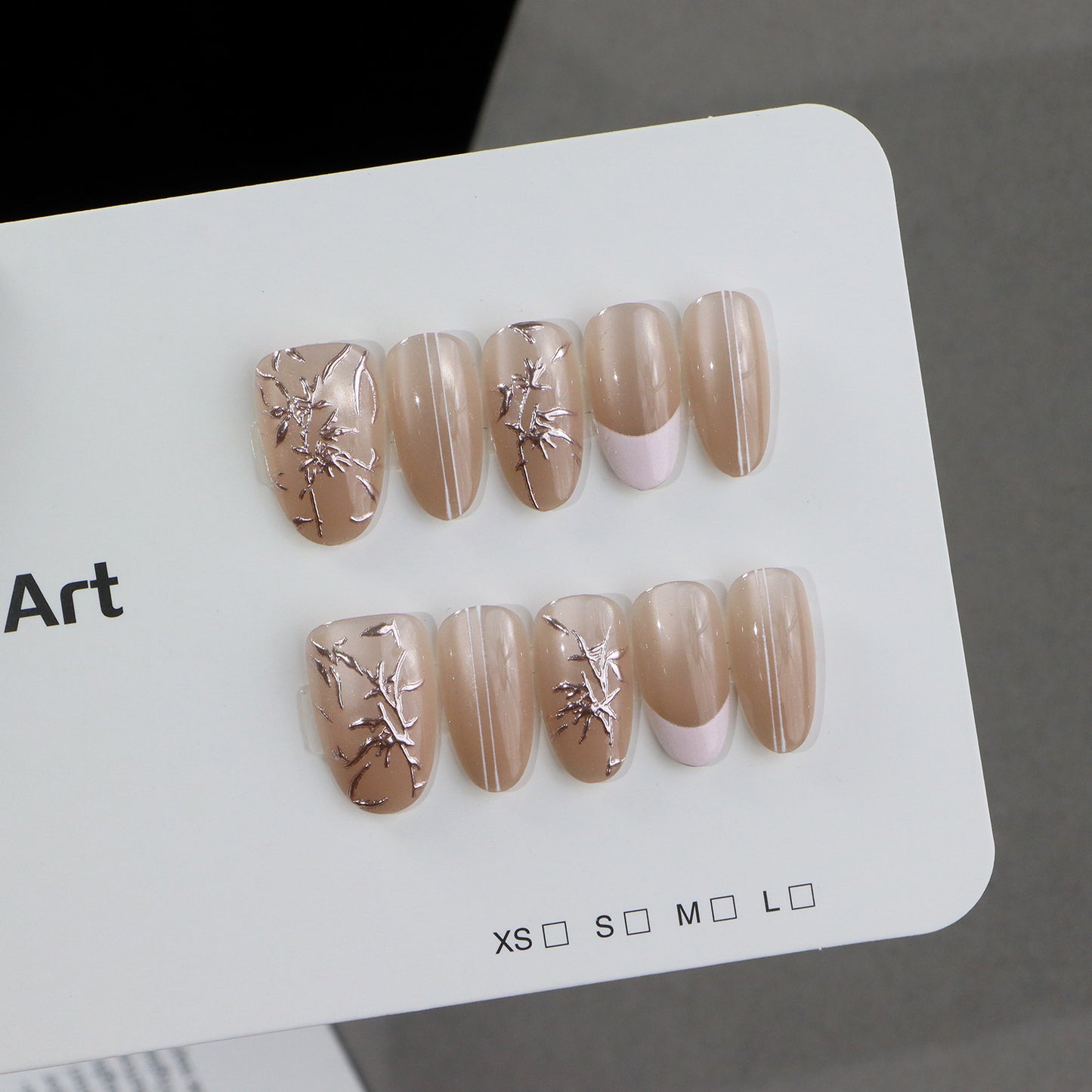 Elegant Nail Art Set with Artistic Designs Acalora