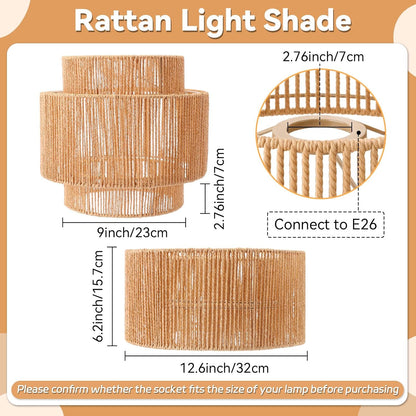 Decorative Rattan Storage Basket Acalora