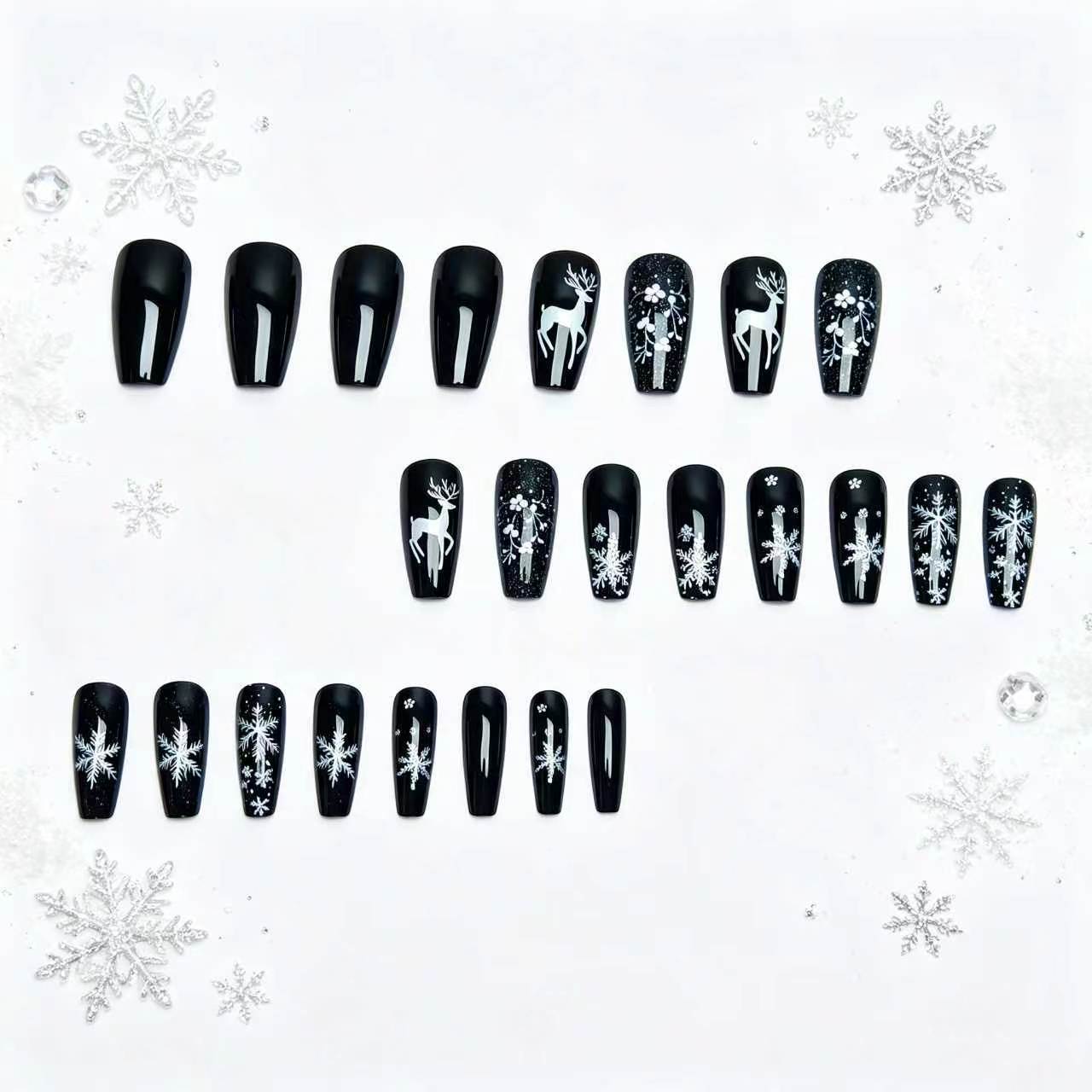 Winter-Themed 3D Nail Art Acalora