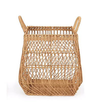 Handwoven Storage Basket with Open Design Acalora