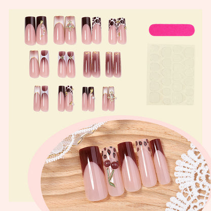 Elegant Decorative Press-On Nail Set Acalora