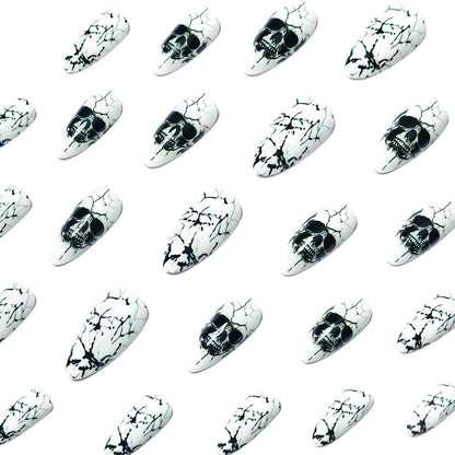 Artistic Skull Design Nail Wraps Acalora