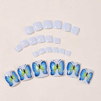 Decorative Butterfly Press-On Nail Set Acalora
