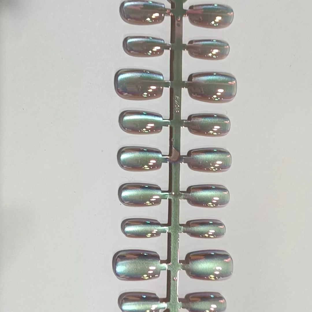 Iridescent Press-On Nail Art Set Acalora