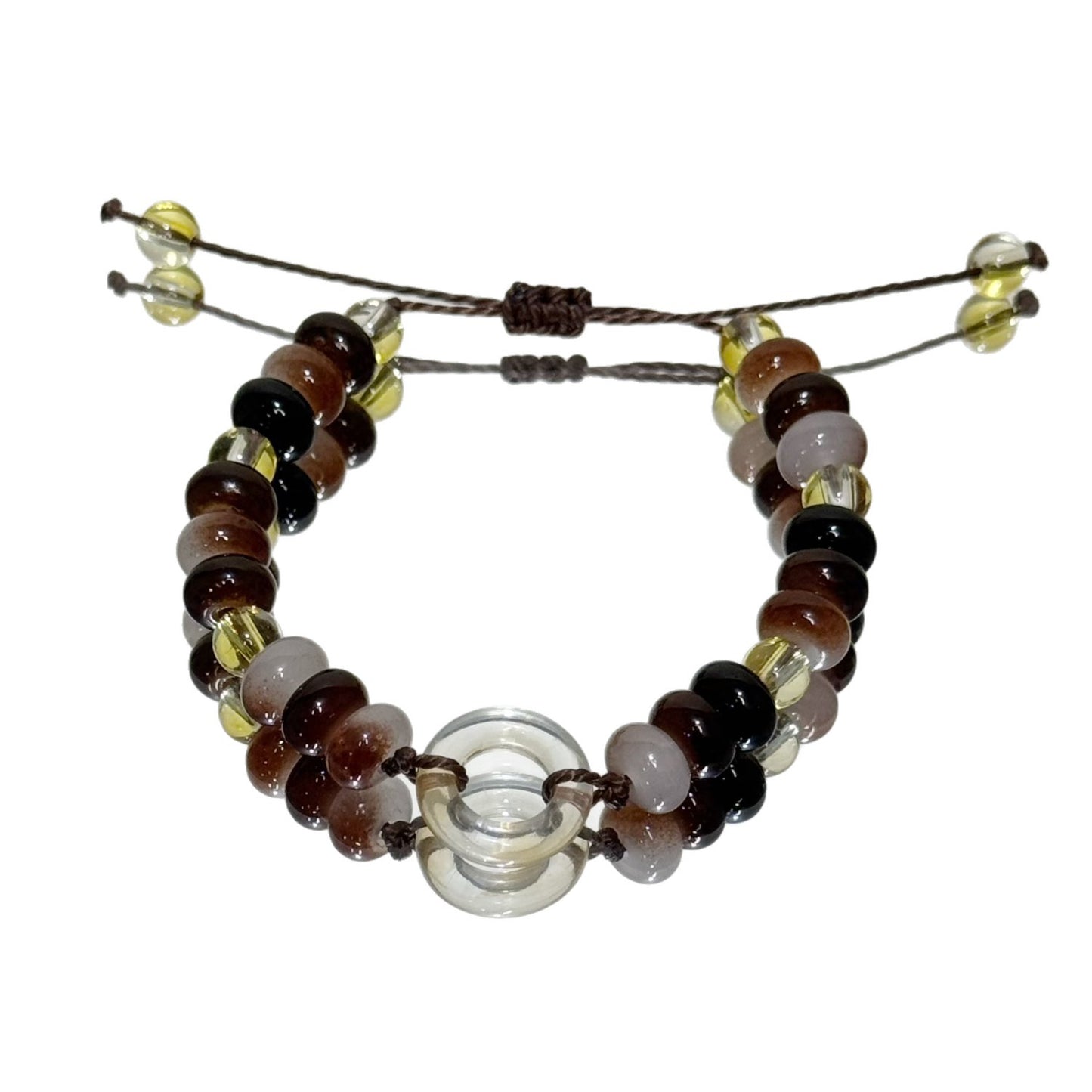 Adjustable Artisan Bead Bracelet Acalora