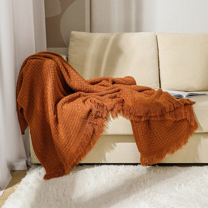 Textured Luxury Throw Blanket