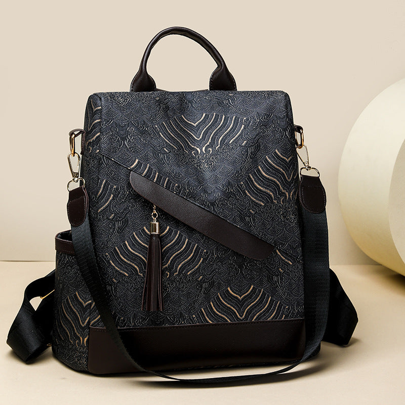 Elegant Quilted Backpack Acalora
