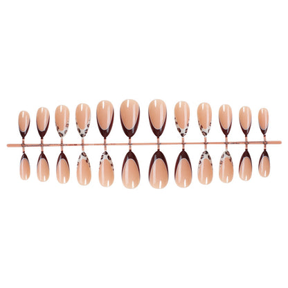 Stylish Press-On Nail Art Set with Contemporary Designs Acalora