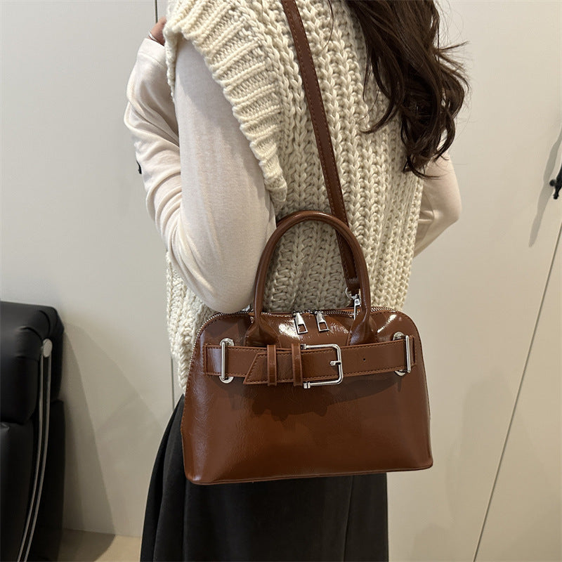 Structured Double Handle Handbag Acalora