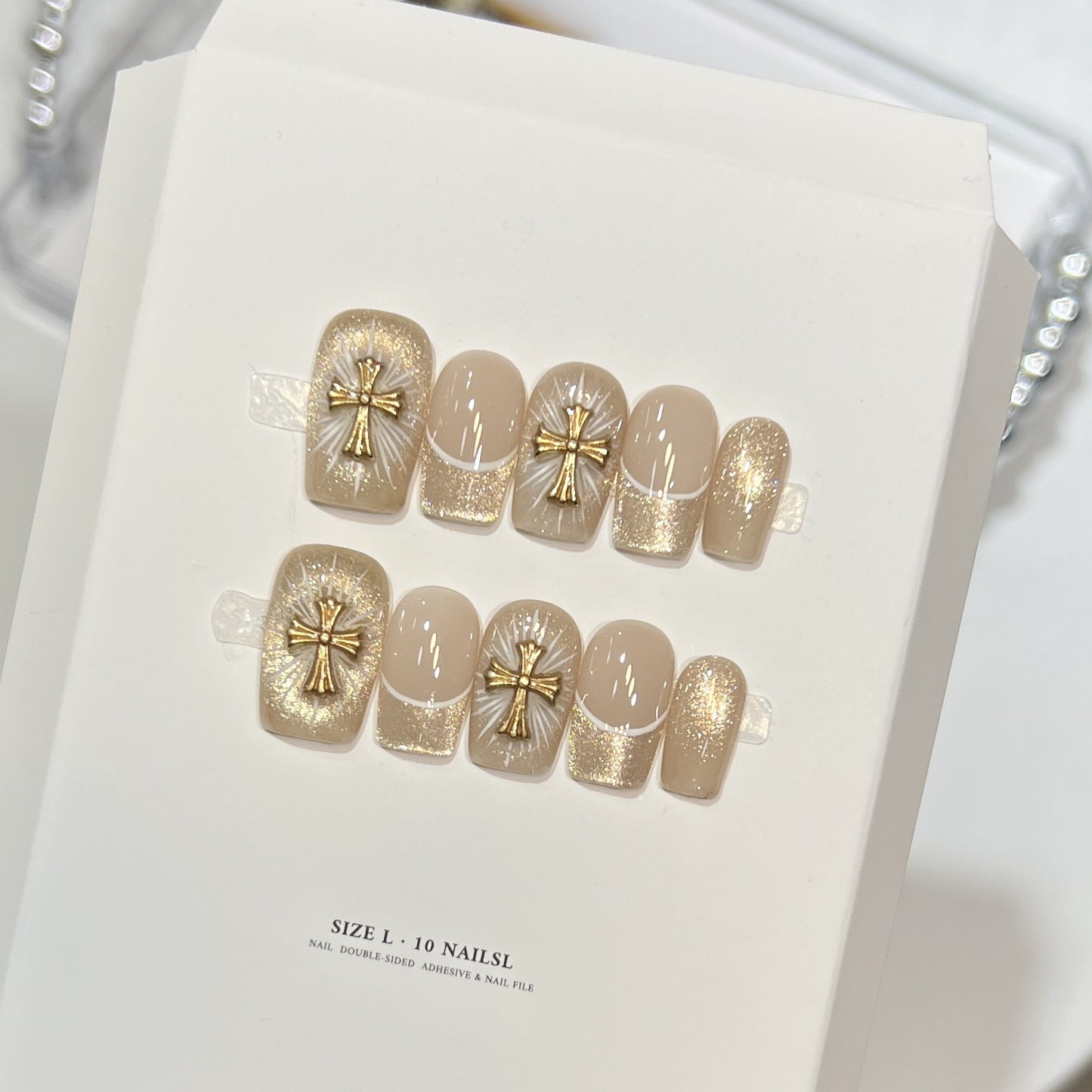 Elegant Adhesive Nail Art Set Acalora