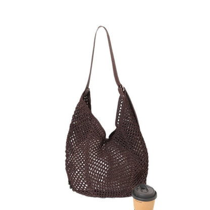 Women's Hand-knotted Shoulder Bag with Robust Design Karnz